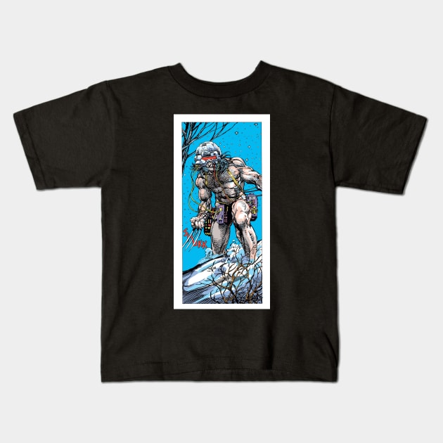 Weapon X: Let it snow Kids T-Shirt by SkipBroTees